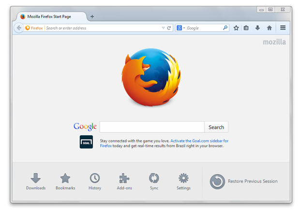 Firefox on Windows screenshot